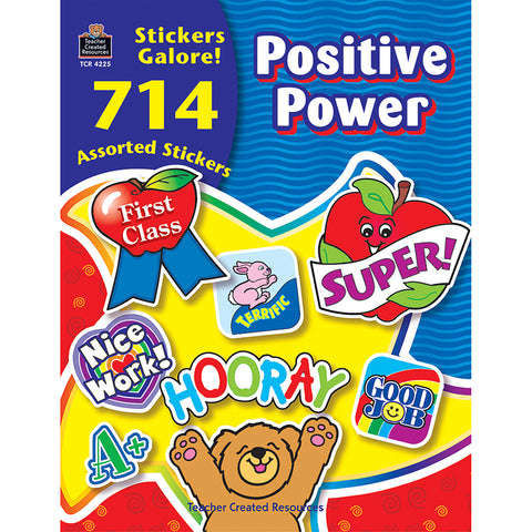 Positive Power Sticker Book, 714/Pkg