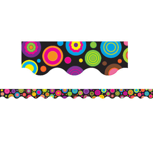 Colorful Circles Border Trim