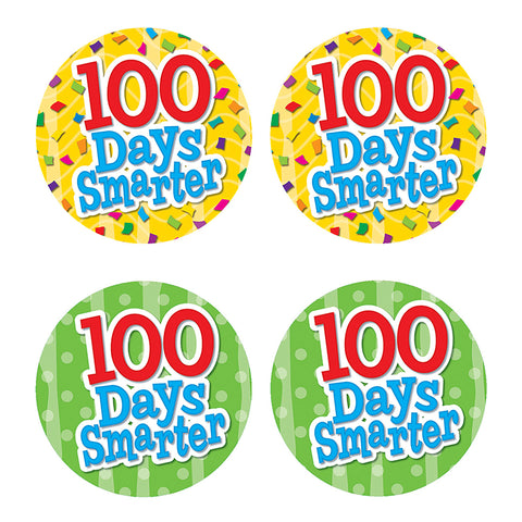 100 Days Smarter Wear 'Em Badges