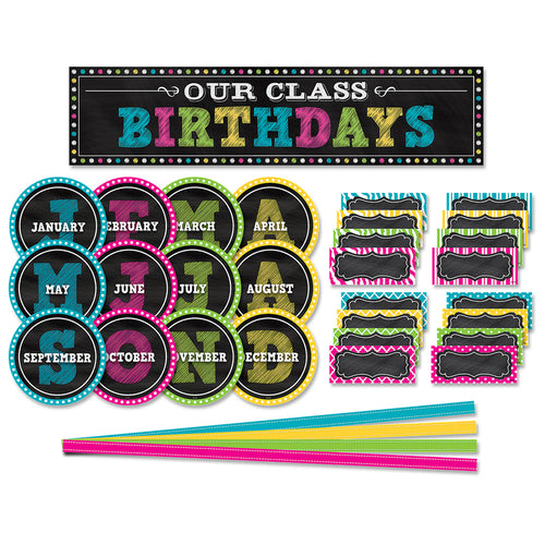 Chalkboard Brights Mini Bulletin Board Set