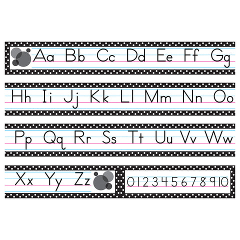 Black Polka Dots Traditional Printing Mini Bulletin Board