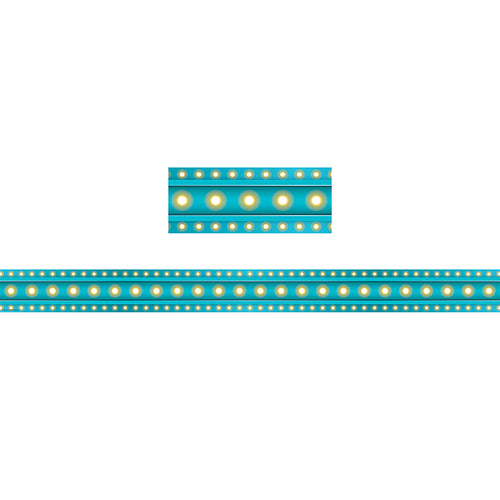 Light Blue Marquee Straight Border Trim