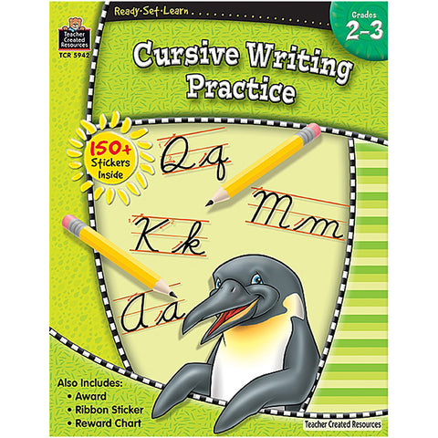 Ready¢Set¢Learn Cursive Writing Practice, Grades 2-3