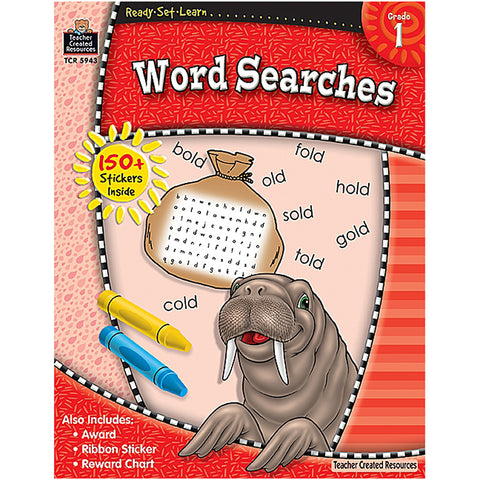 Ready¢Set¢Learn Word Searches, Grade 1