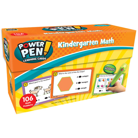 Power Pen Learning Cards: Math Grade K