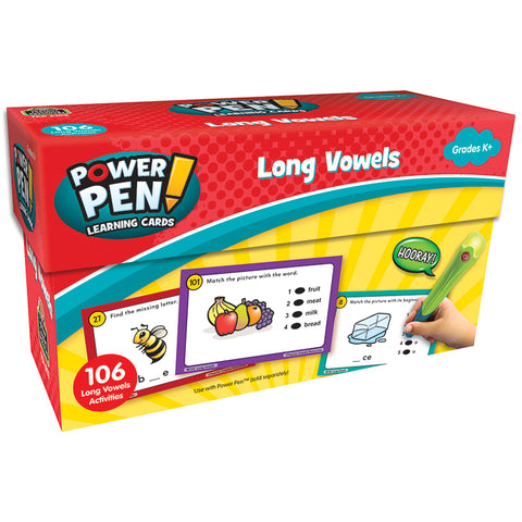 Power Pen Learning Cards: Long Vowels
