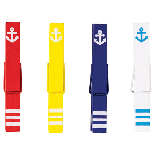 Anchors Magnetic Clothespins