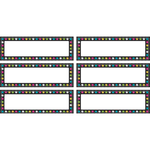 Chalkboard Brights Labels Magnetic Accents