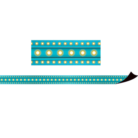 Light Blue Marquee Magnetic Border