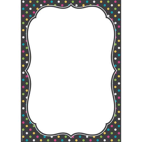 Clingy Thingies Largenote Sheet, Chalkboard Brights