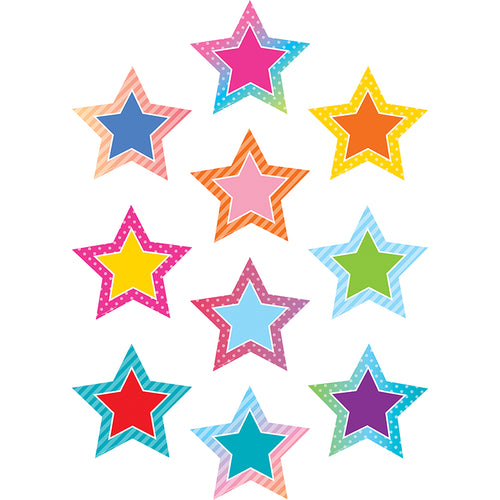 Colorful Vibes Stars Accents