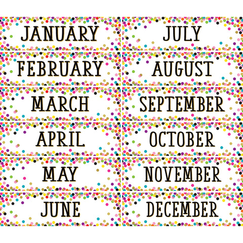 Confetti Monthly Headliners