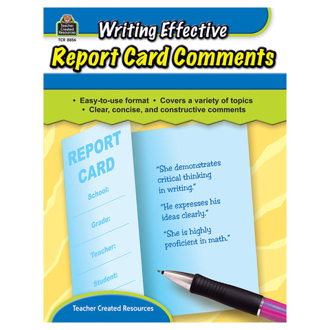 Writing Effective Report Card Comments Book