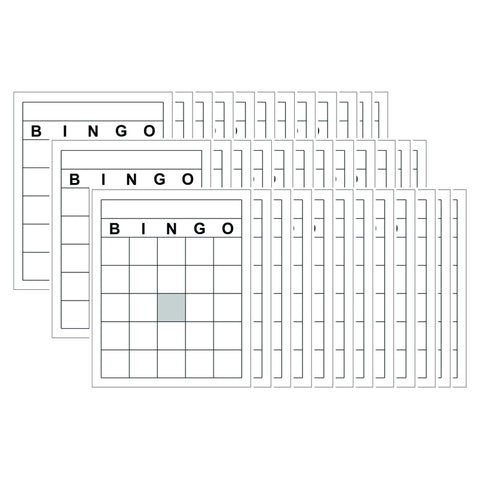 Blank Bingo Cards, 36/Pkg