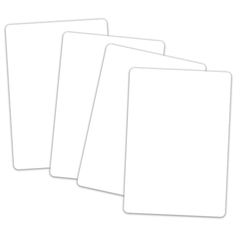 Pocket Chart Cards, White, 100Ct