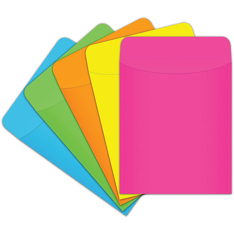 Brite Pockets, Assorted Colors - 500/Pkg