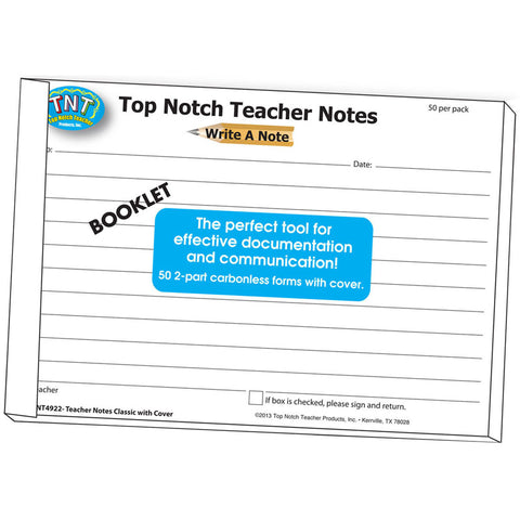 Write A Note Booklet, Carbonless Notes