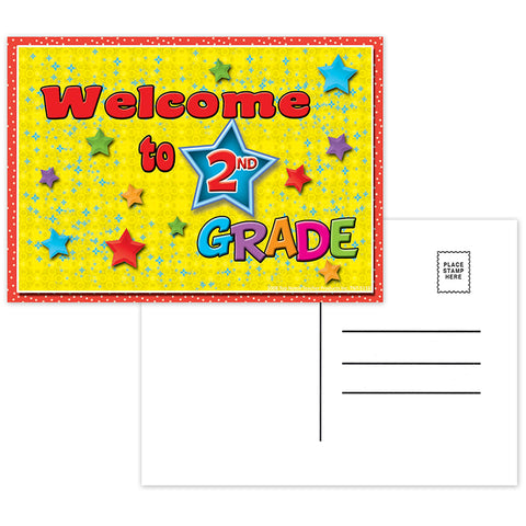 Welcome To 2Nd Grade Postcards, 30/Pkg