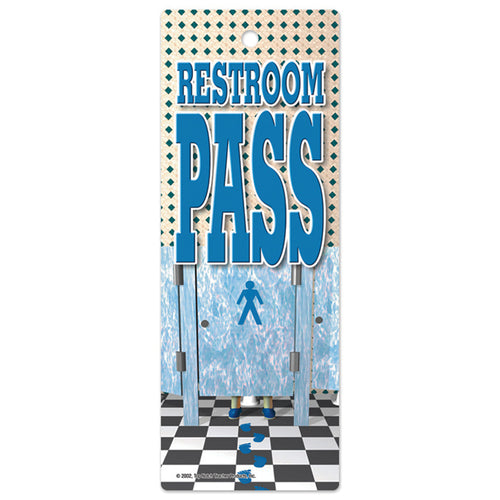 Boy Restroom Hall Pass