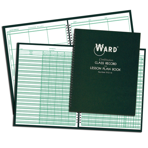 Ward Combination Record & Lesson Plan Book, 9-10 Week And 6 Periods/Day