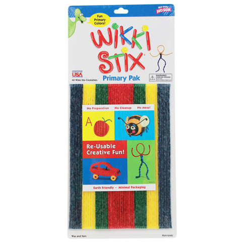 Wikki Stix, Primary Colors, 48/Pkg