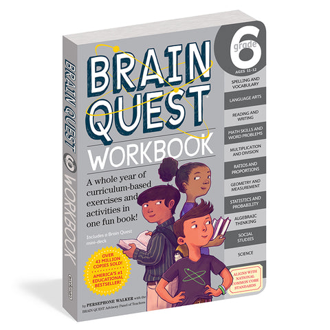 Brain Quest Workbook, Grade 6